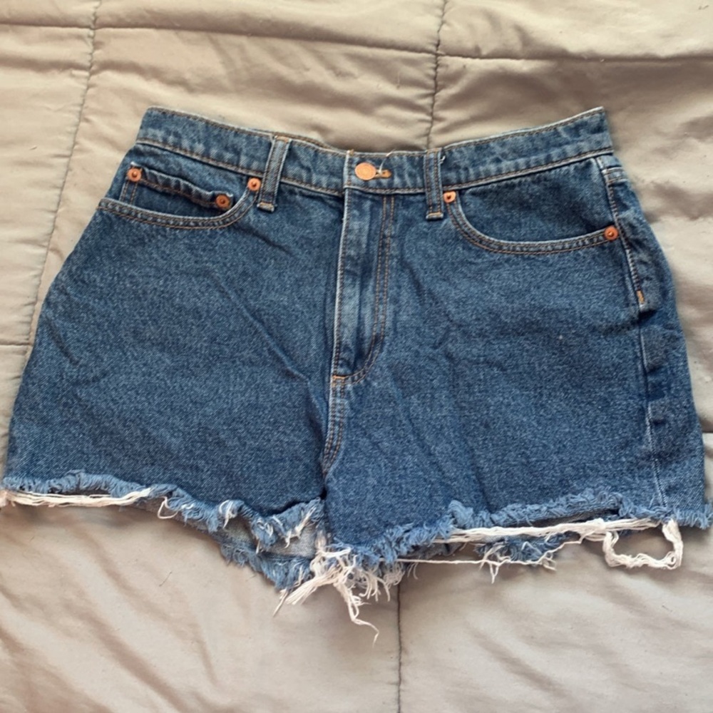 PINK jean shorts